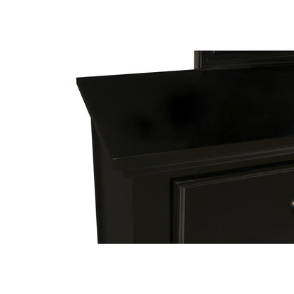 Furniture Tamarack 8-Drawer Wood Dresser with Mirror in Black