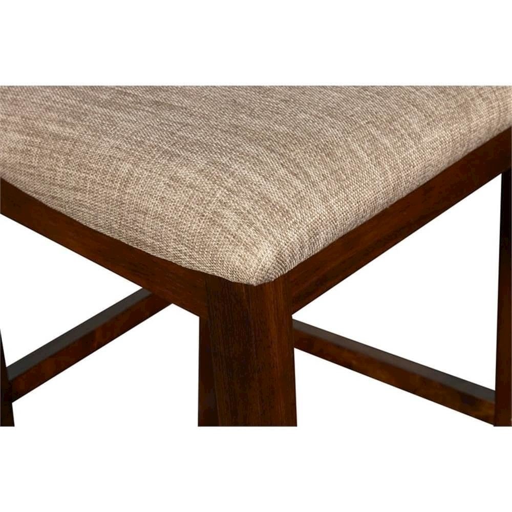 Gia 5-Piece Transitional Wood Dining Set in Cherry