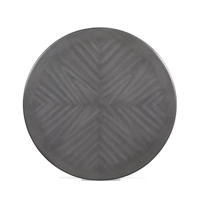 Cori 5-Piece Wood Round Counter Table Set with 4 Chairs in Gray