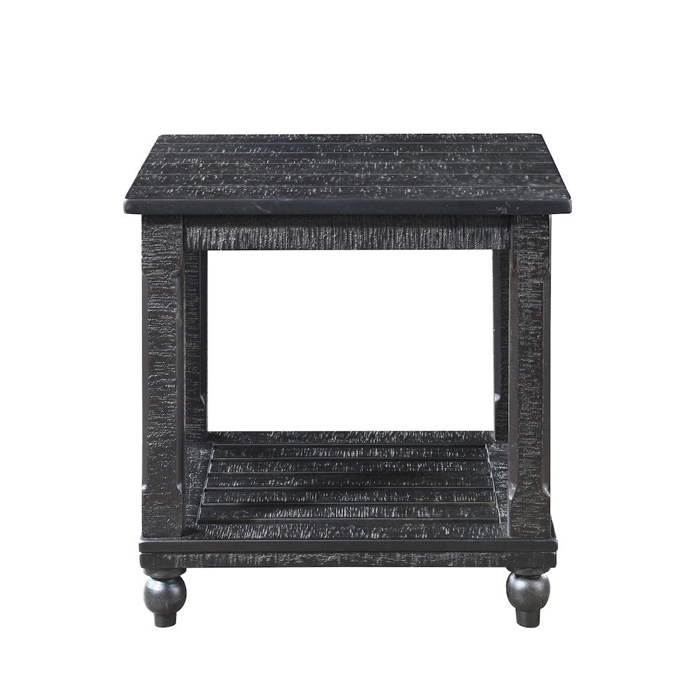 Cade 3-Piece Wood Occasional Table Set in Black
