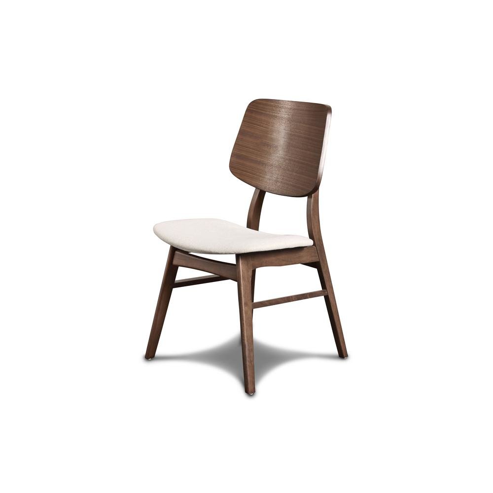 Walnut Solid Wood Dining Chairs Set of 2 – Classic Chairs for Dining