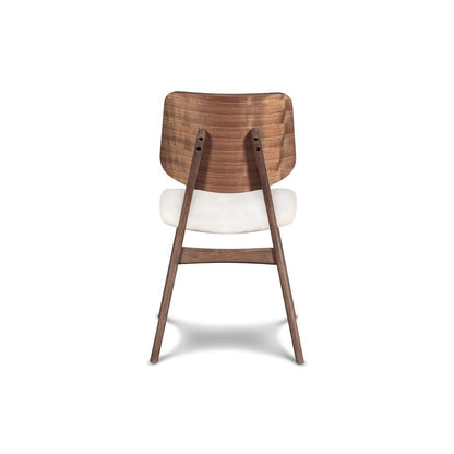 Walnut Solid Wood Dining Chairs Set of 2 – Classic Chairs for Dining