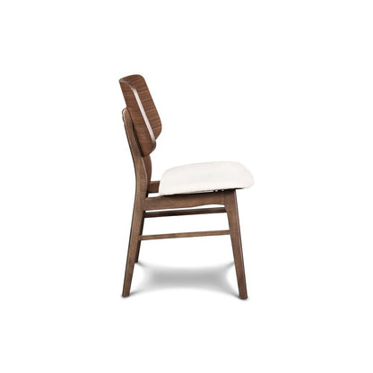 Walnut Solid Wood Dining Chairs Set of 2 – Classic Chairs for Dining