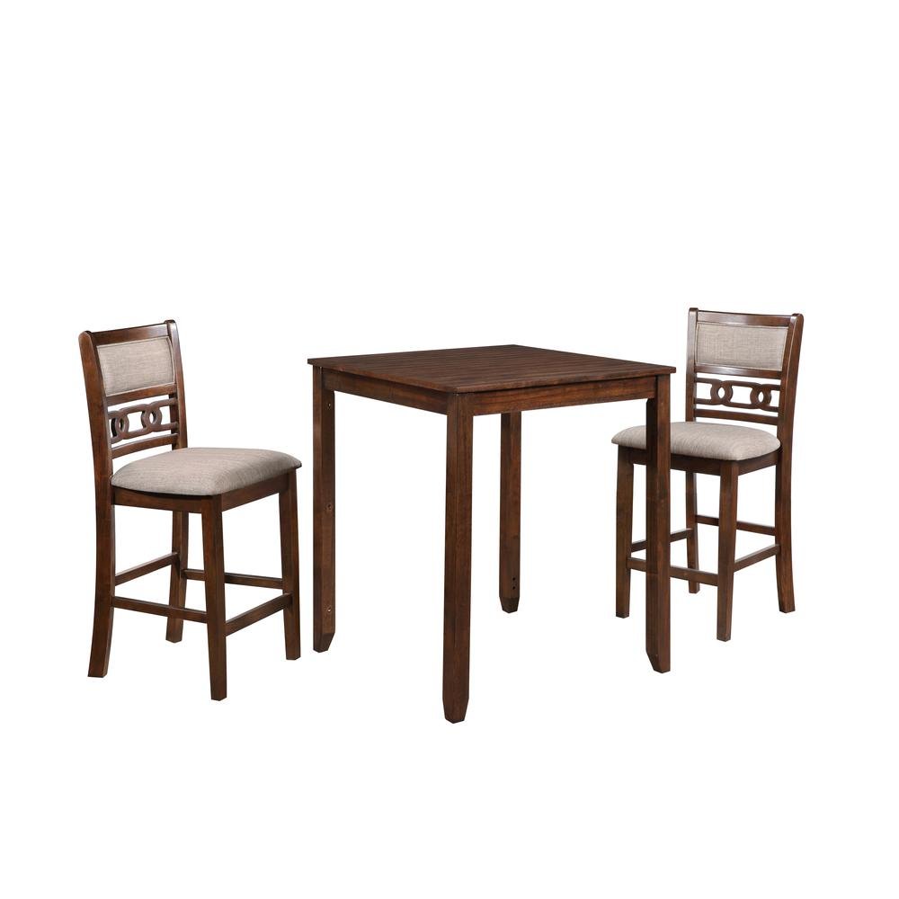 Solid Wood Small Dining Table for 2 – Compact Table and Chairs Set