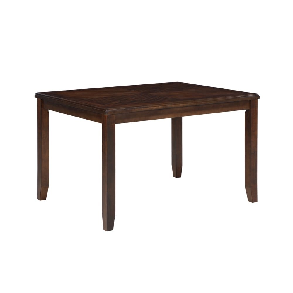 Wood Square Dining Table Set for 4 – Small Kitchen Table Set in Brown