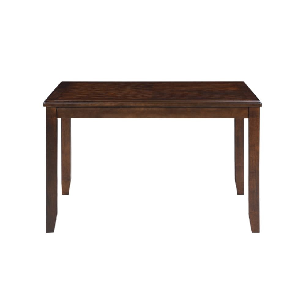 Wood Square Dining Table Set for 4 – Small Kitchen Table Set in Brown