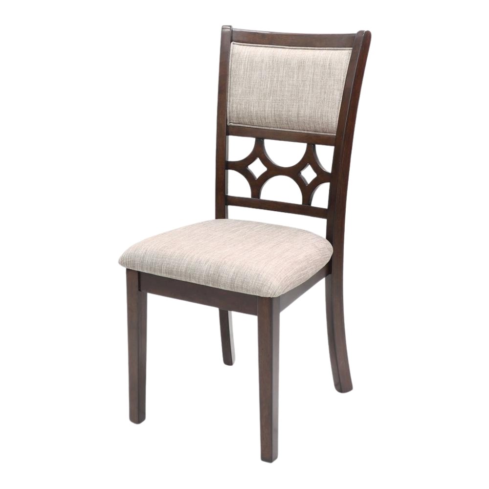 Cherry Round Dining Table Set for 4 – Kitchen Table and Chairs Set