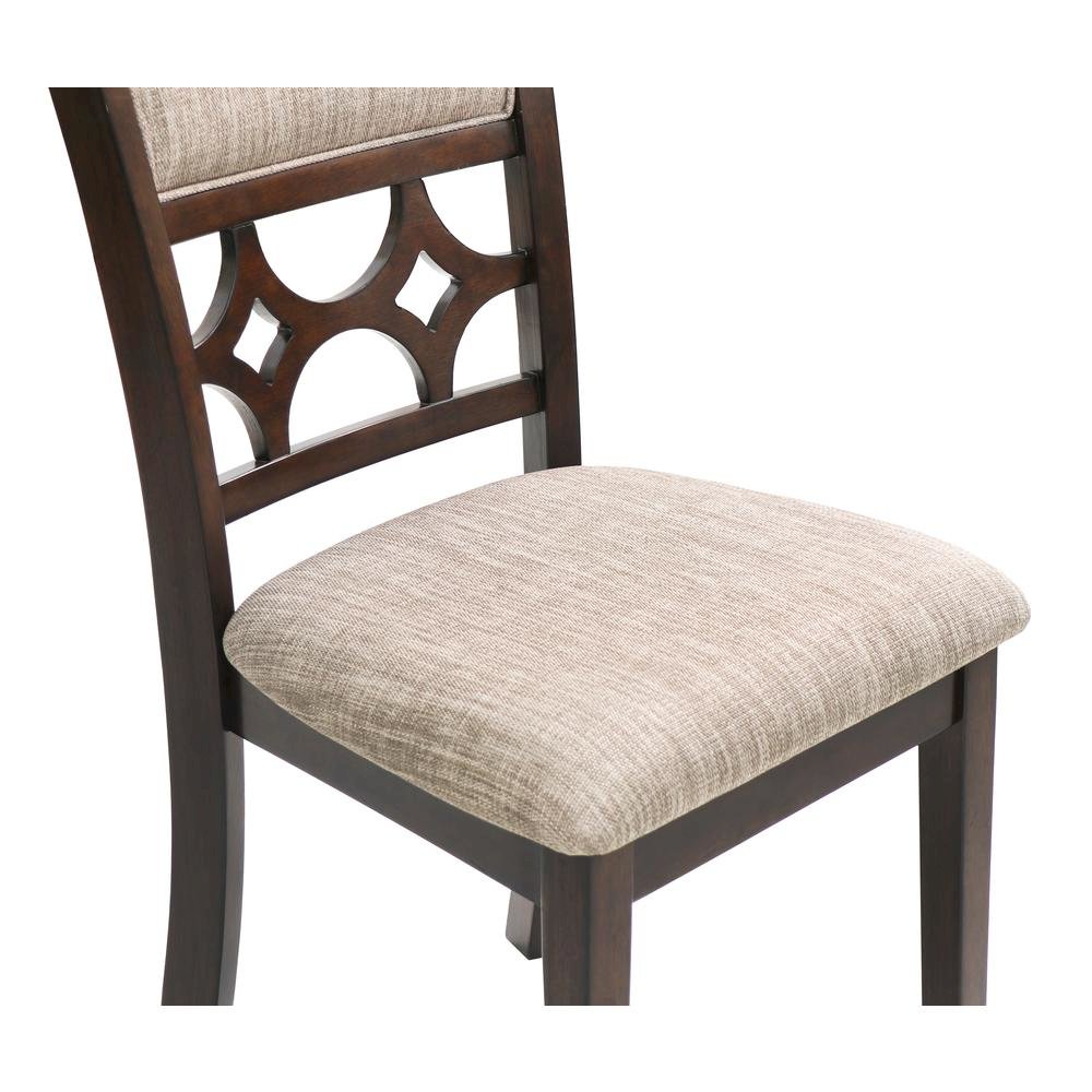 Cherry Round Dining Table Set for 4 – Kitchen Table and Chairs Set
