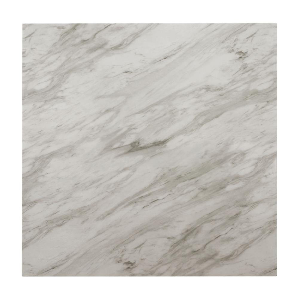 5-Piece Faux Marble Counter Set 4 Person Gray