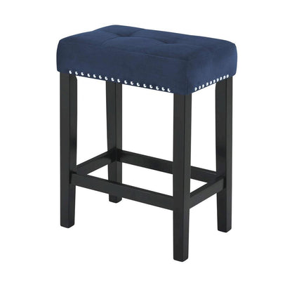 Blue Bar Table Set – Console Table with Stools for Kitchen or Lounge