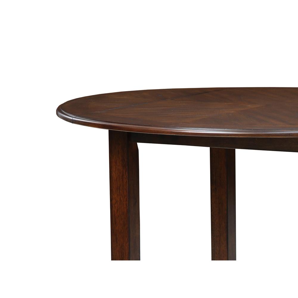 Gia 3-Piece 42" Wood Round Dining Set with 2 Chairs in Cherry