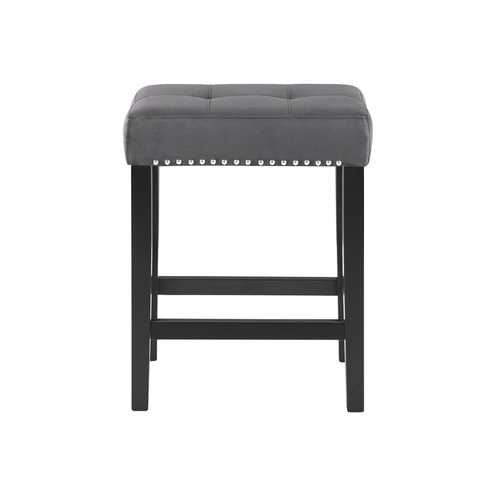 Furniture Celeste 4-Piece Faux Marble & Wood Bar Set in Gray