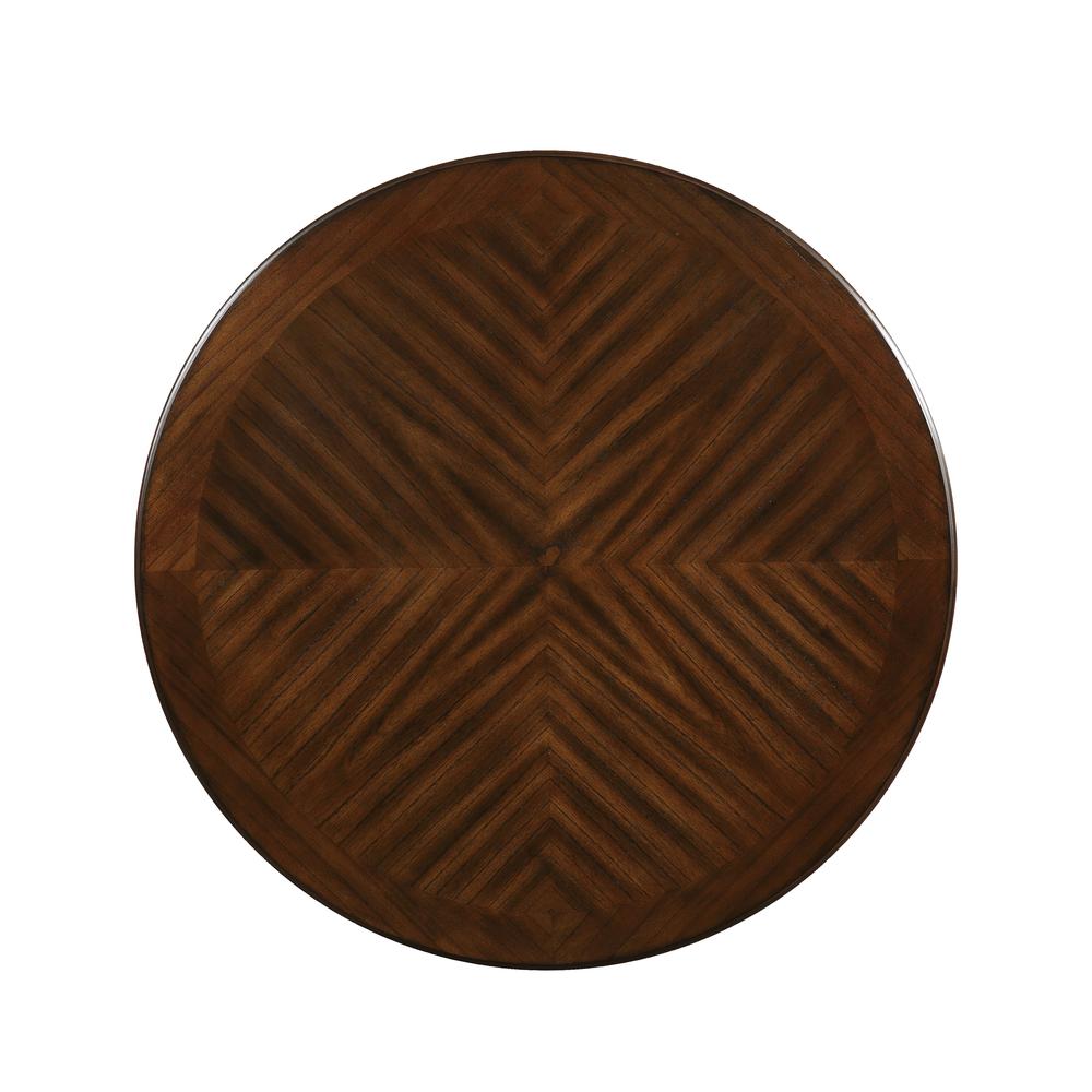 Furniture Cori 5-Piece Solid Wood Counter Set in Brown