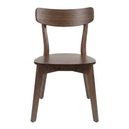 Modern Rubberwood and MDF Dining Chair with Lacquer Finish for Dining Room