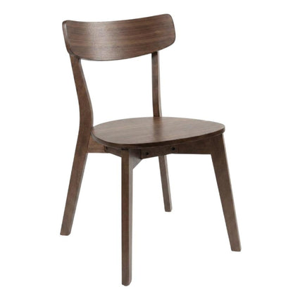 Modern Rubberwood and MDF Dining Chair with Lacquer Finish for Dining Room
