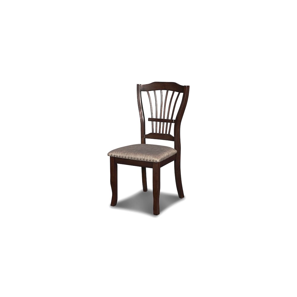 Furniture Bixby Solid Wood Dining Chairs in Espresso (Set of 2)