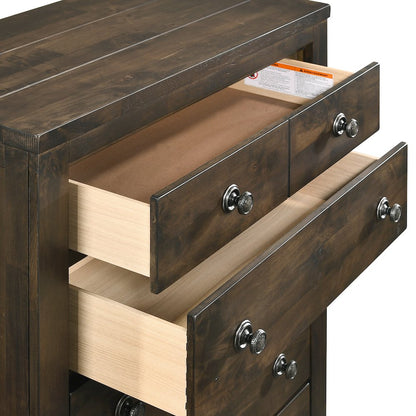 Blue Ridge 3-Piece Wood Chest with 2 Nightstands in Gray