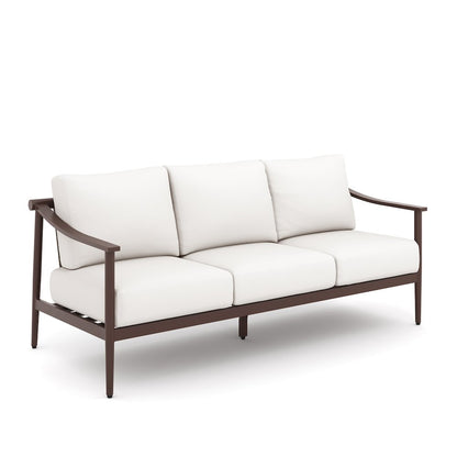 Moana 4 Pc Set - Sofa, 2 Club Chairs, Coffee Table-Ivory