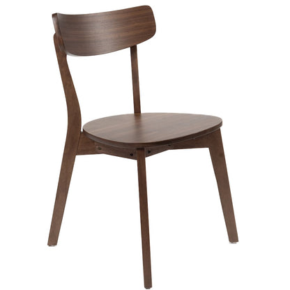Gabby Wood Dining Chair in Walnut (Set of 4)