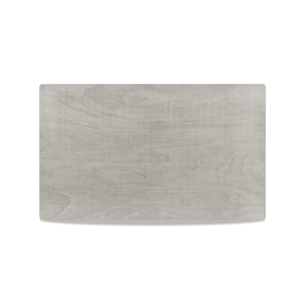 Furniture Pascal 59" Wood Rectangle Counter Table in Driftwood