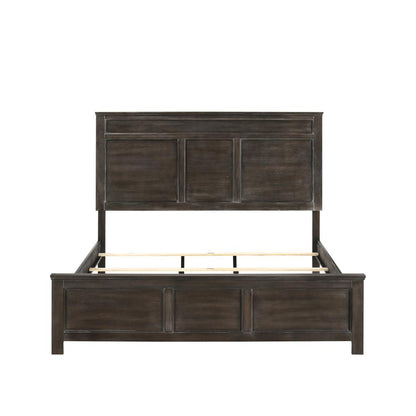 Furniture Andover Contemporary Solid Wood 5/0 Q Bed in Nutmeg