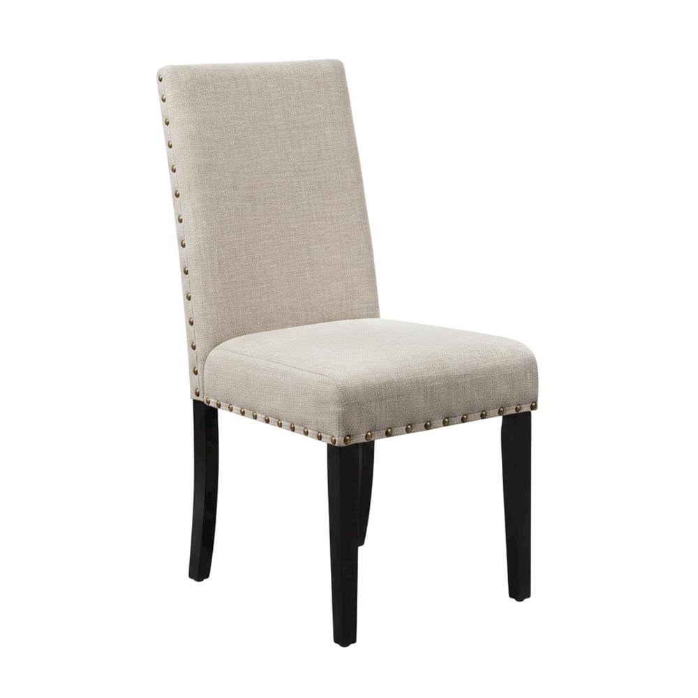 Solid Wood Kitchen Dining Chair, Natural Beige, Set of 4