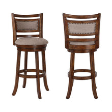Swivel Bar Stools with Backs – Extra Tall Counter Height Stools, Set of 2