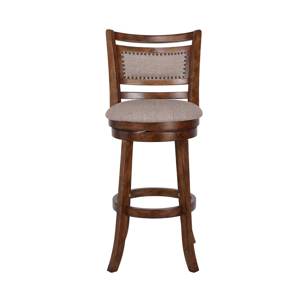 Swivel Bar Stools with Backs – Extra Tall Counter Height Stools, Set of 2