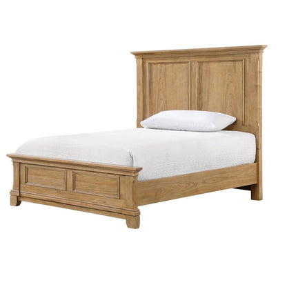 Sunstone Wood Full Size Panel Bed in Natural