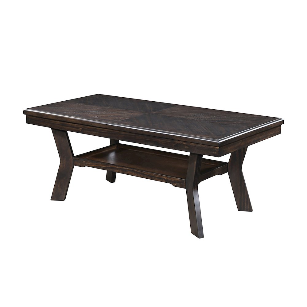 Gia 3-Piece Wood Occasional Table Set in Brown