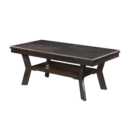 Gia 3-Piece Wood Occasional Table Set in Brown
