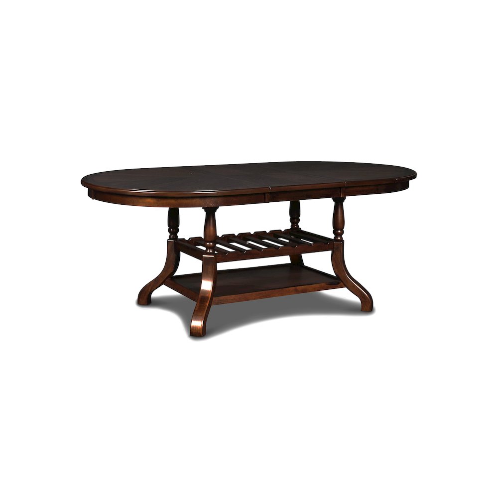 Furniture Bixby Contemporary Solid Wood Dining Table in Espresso