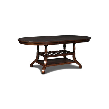 Furniture Bixby Contemporary Solid Wood Dining Table in Espresso