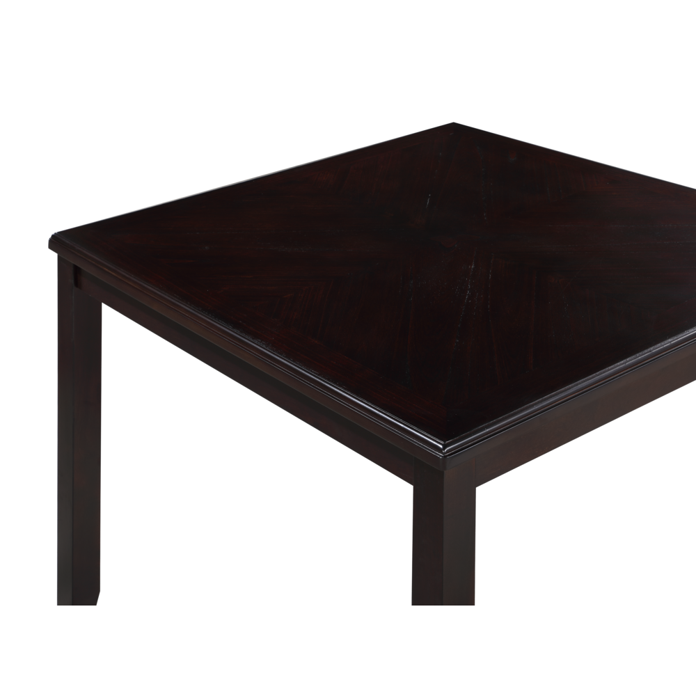 Furniture Gia 5-Piece Transitional Wood Counter Set in Ebony