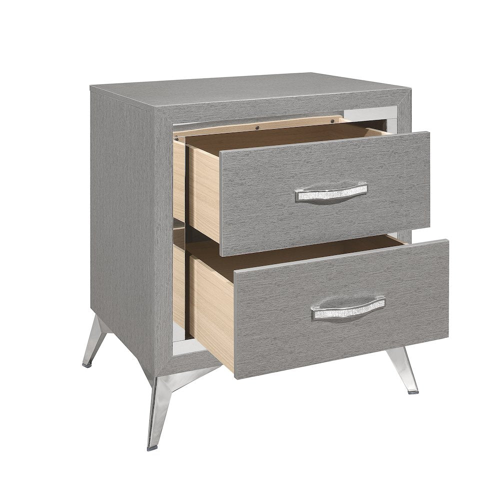 Huxley Nightstand-Gray
