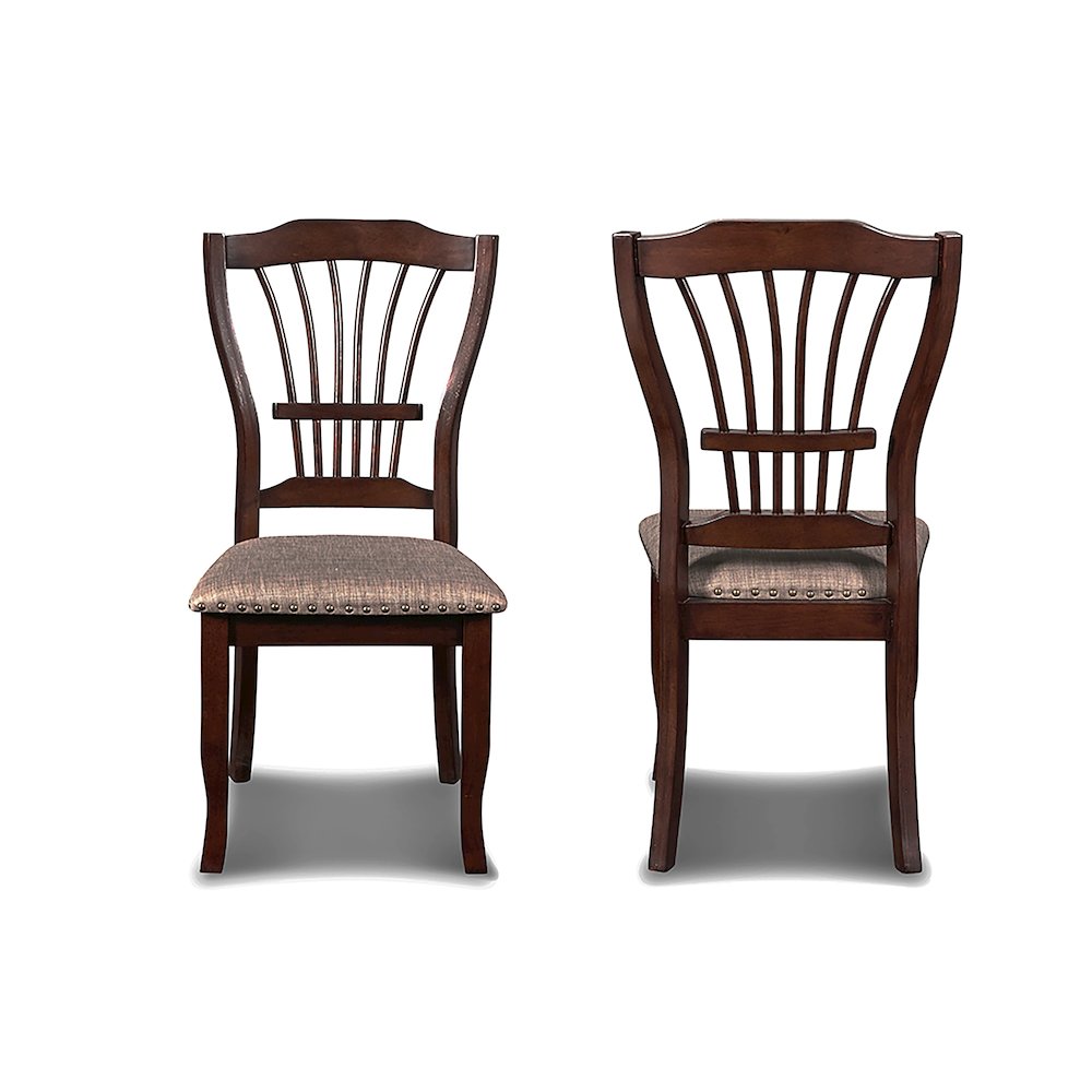 Bixby Wood Dining Chair in Espresso Brown (Set of 4)