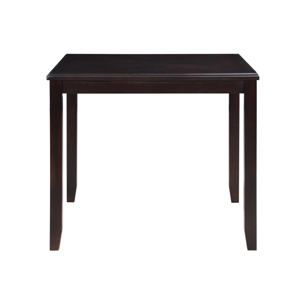 Furniture Gia 5-Piece Transitional Wood Counter Set in Ebony