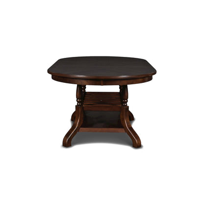 Furniture Bixby Contemporary Solid Wood Dining Table in Espresso