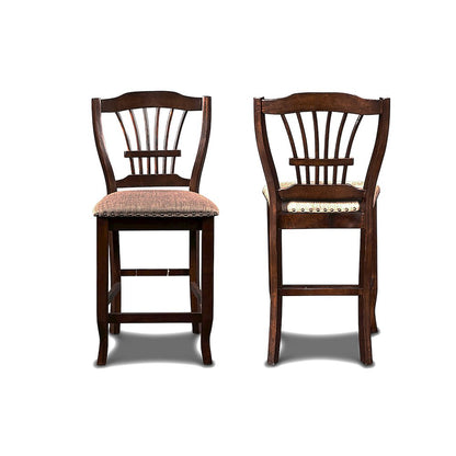 Bixby Wood Counter Chair in Espresso Brown (Set of 4)