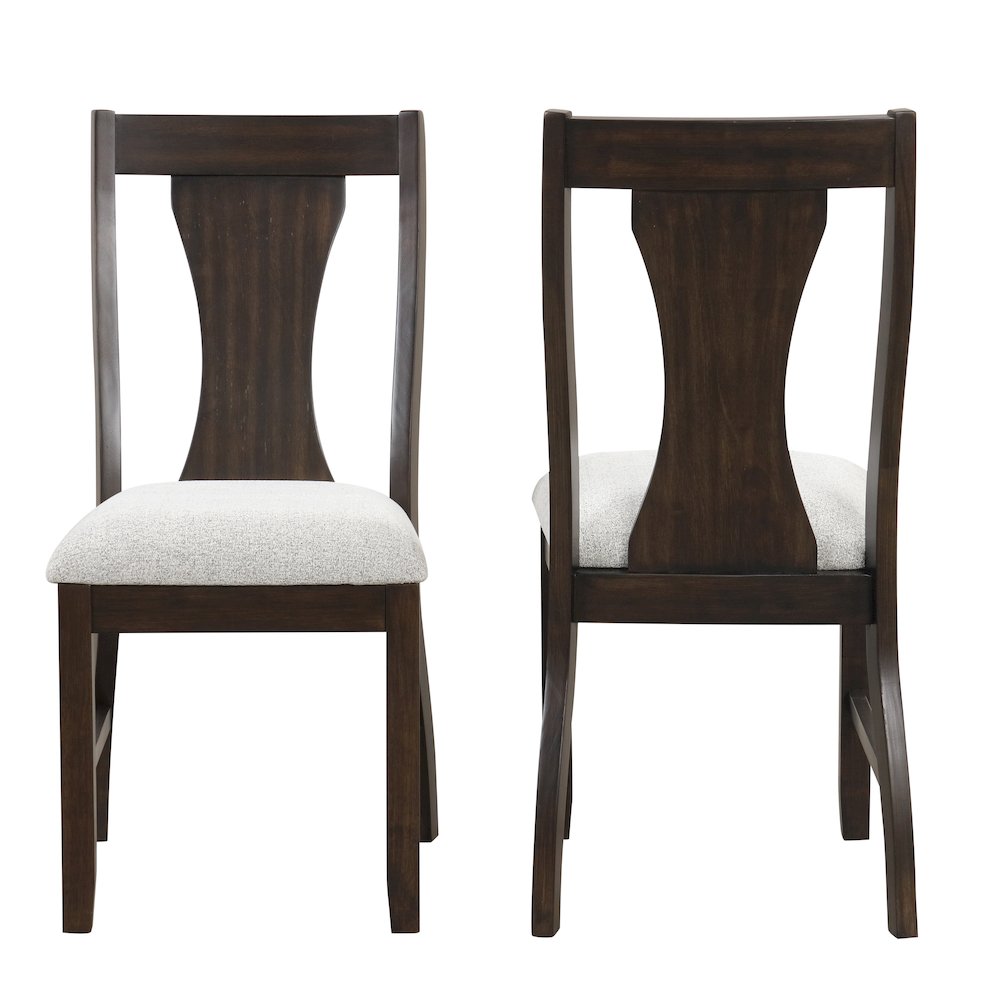 Chestnut Ridge Wood Dining Chair in Brown (Set of 2)