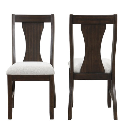 Chestnut Ridge Wood Dining Chair in Brown (Set of 2)