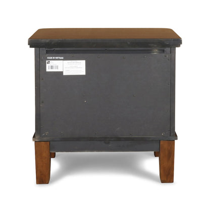 Cagney Wood Nightstand in Chestnut (Set of 2)