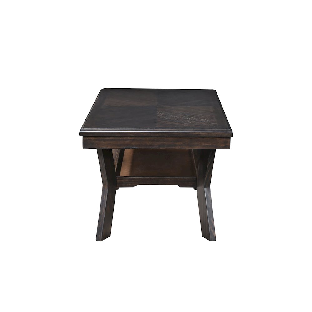 Gia 3-Piece Wood Occasional Table Set in Brown