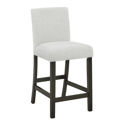 Carissa Wood Counter Chair in Stone (Set of 2)