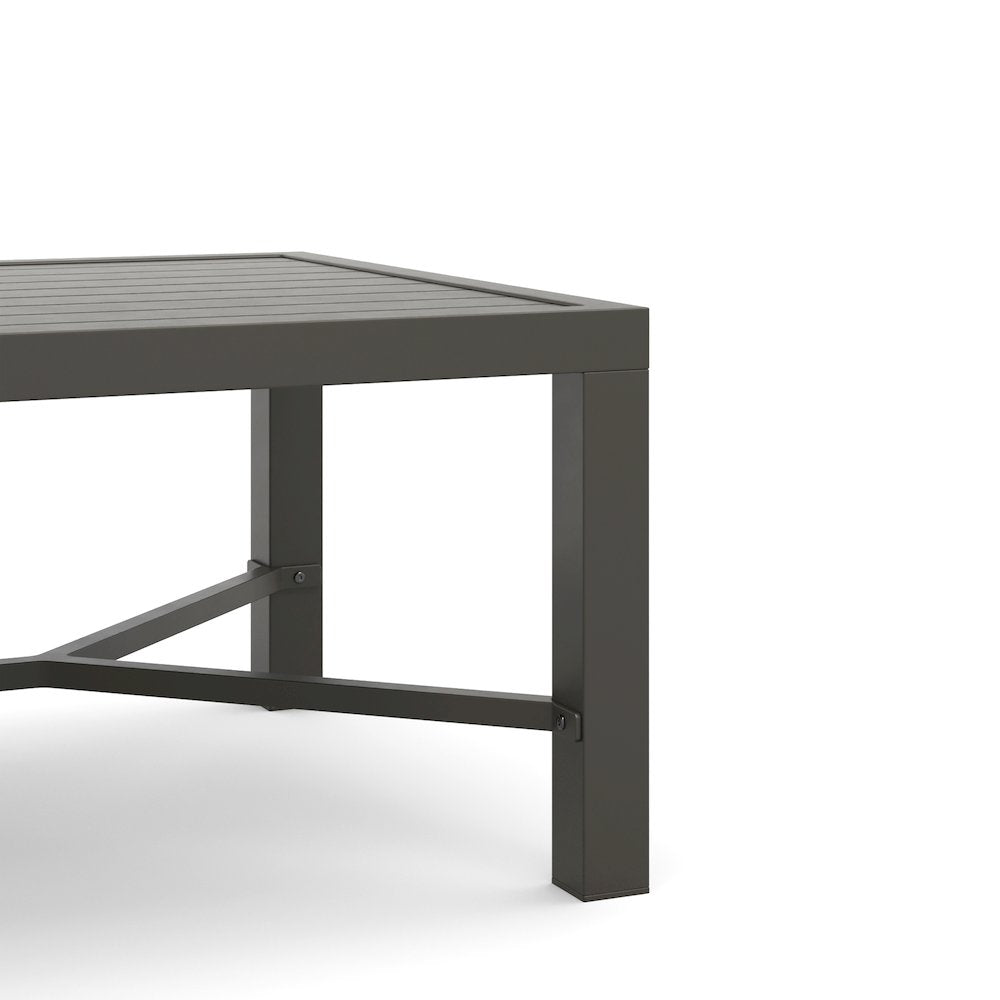 Skye 2 Pc Sofa And Slat Top Coffee Table Set-Blue