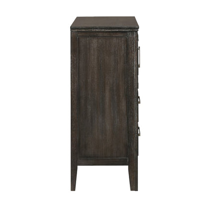 Andover 3-Pc Wood Bedroom Set with Dresser in Nutmeg