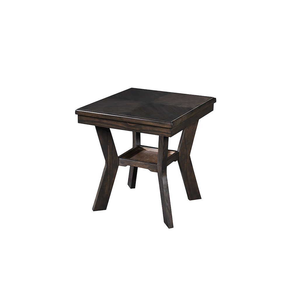 Gia 3-Piece Wood Occasional Table Set in Brown