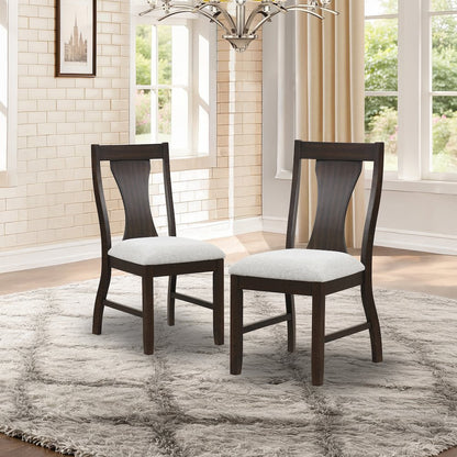 Chestnut Ridge Wood Dining Chair in Brown (Set of 2)
