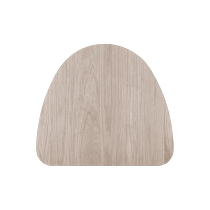 Oscar Wood Corner Table, White Ash