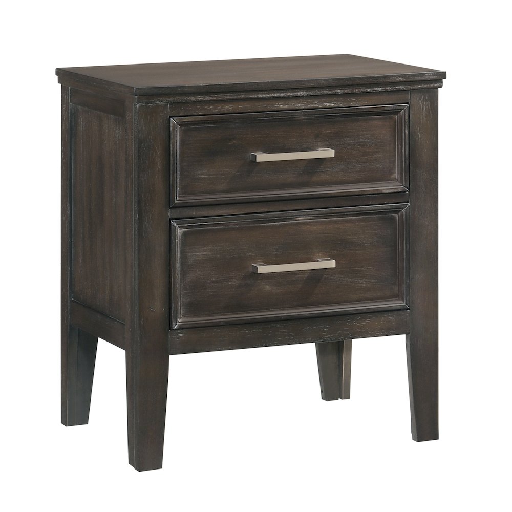 Andover Wood Nightstand in Nutmeg Brown (Set of 2)